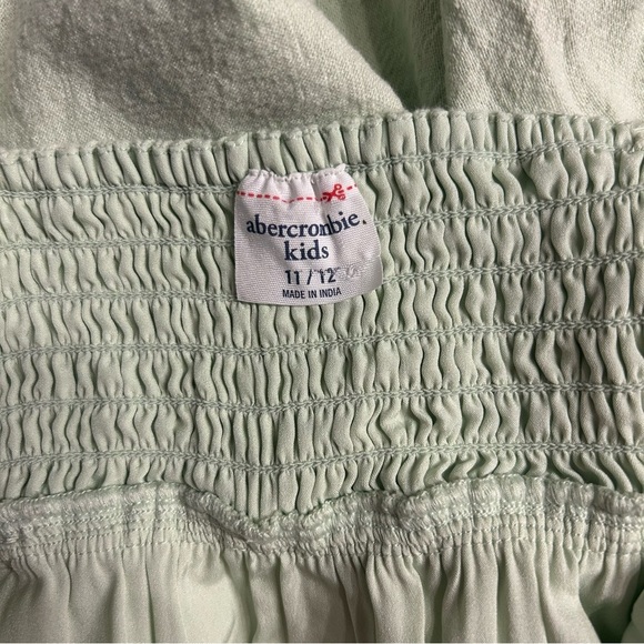 Abercrombie Kids Mint Green Sleeveless Fully Lined Linen Sheath Dress Size 11/12 - Picture 7 of 9
